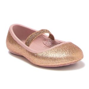 Native gold sparkly Mary Janes